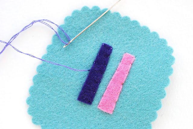 Adventing Time Felt Ornament