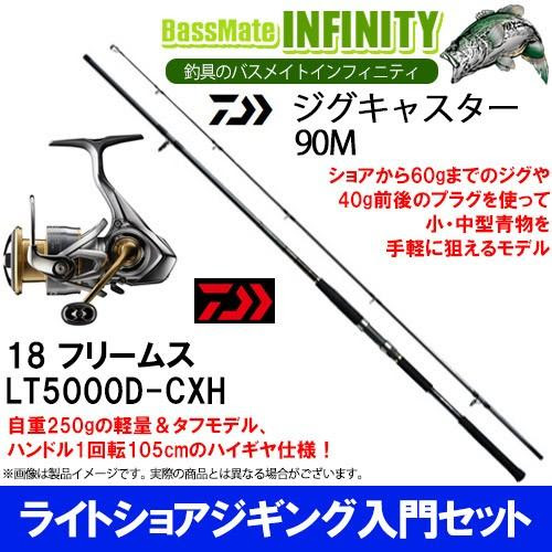 ライトショアジギング入門セット ジグキャスター ダイワ 18 ジグキャスター 90m ダイワ フリームス 18