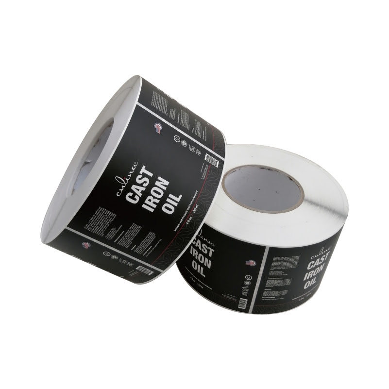 Direct Manufacturer Custom Printing Industry Product Label For Cast Iron  Oil,Roll Vinyl Waterproof Adhesive Packaging Sticker - Buy Industry ...