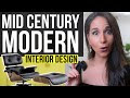 INTERIOR DESIGN MID CENTURY MODERN STYLE | How to get a Mid-Century Modern House