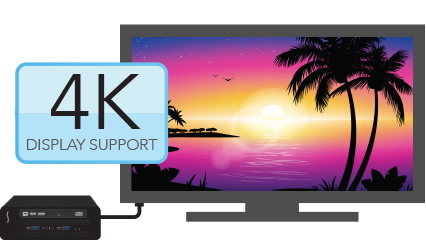 Echo 15+ Conectado a 4K Display