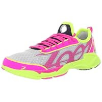 Zoot Women's Ovwa 2.0 Running Shoe,Silver/Pink Glow/Safety Yellow,8.5 M US