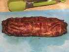 bacon wrapped smoked sausage "fatty" [homemade]