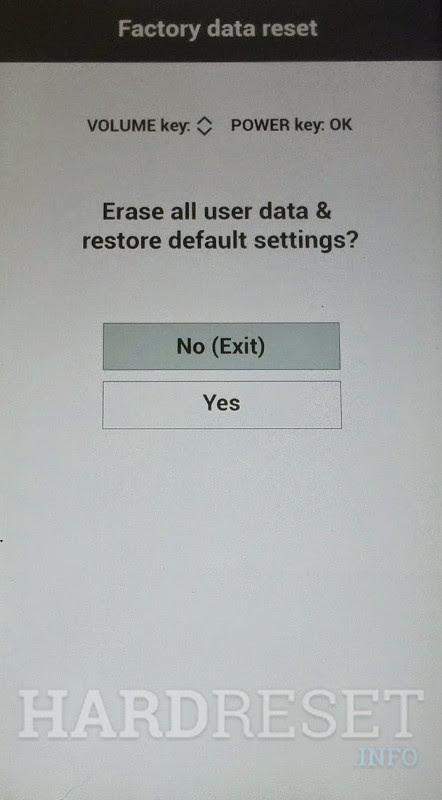 Wipe data LG H443 Escape 2