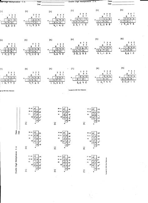 Our multiplication worksheets start with the basic multiplication facts and progress to multiplying large numbers in columns. multiplication worksheets with answer key