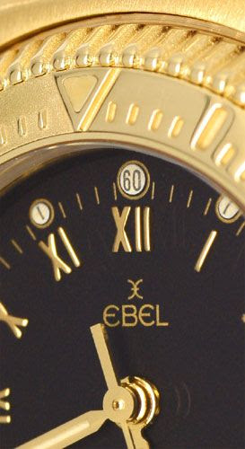 Originalfoto EBEL DISOVERY DAMENUHR GELBGOLD