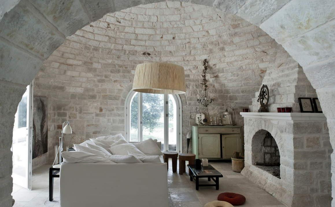 Inside a Trulli house, Alberobello, Italy [1159x717 