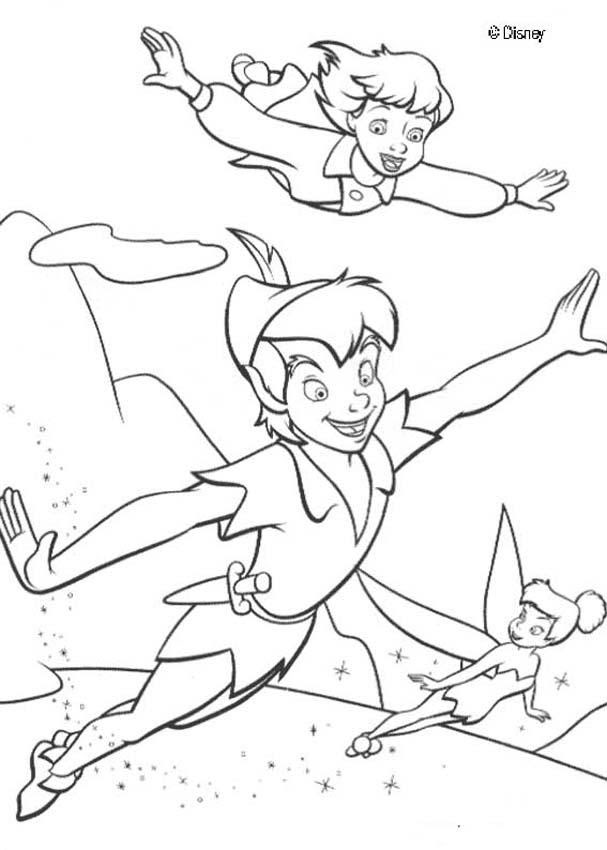 Download Peter pan coloring pages to download and print for free