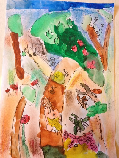 絵画教室の帰りにカブトムシをとってきました み くのブログ