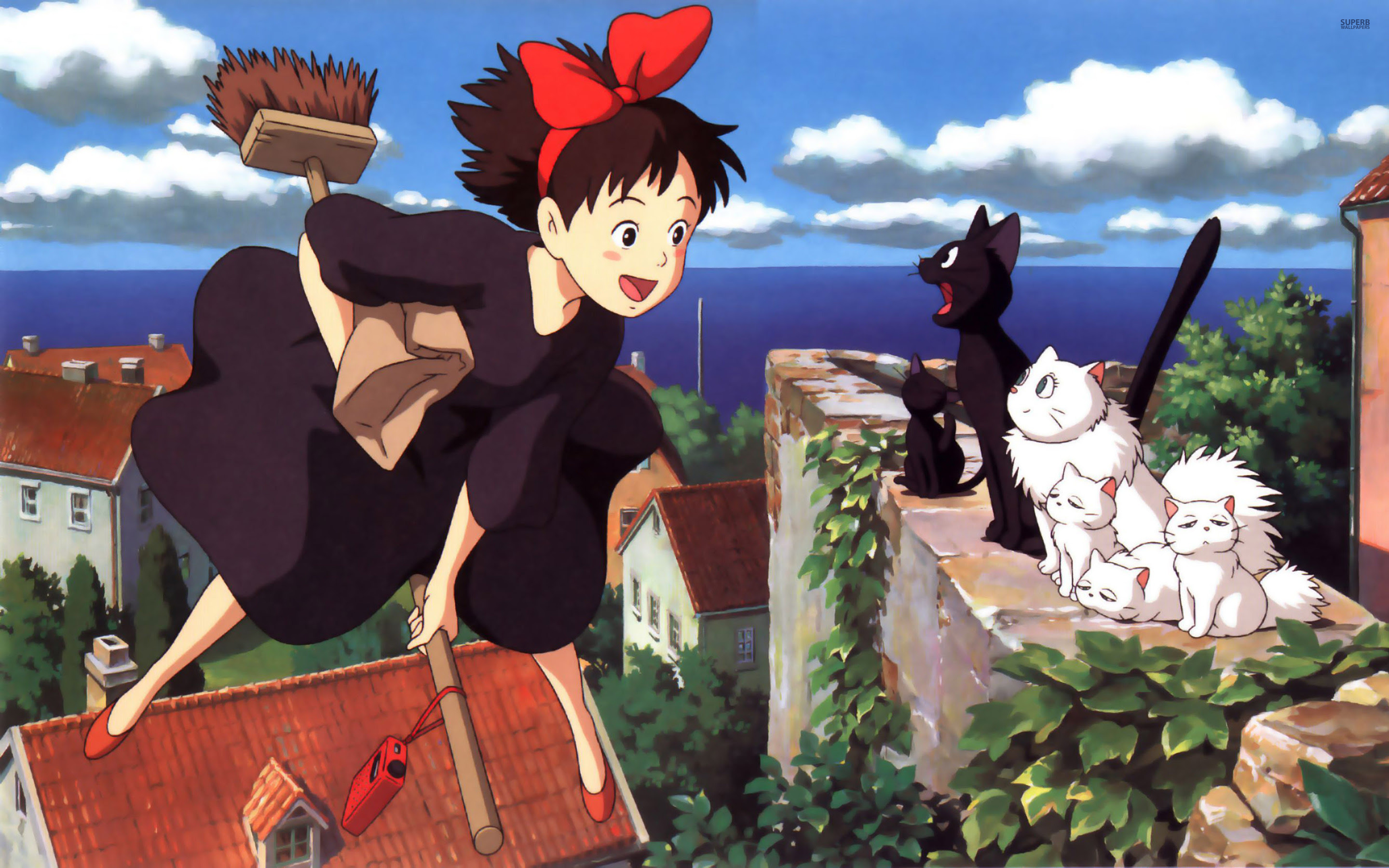 ９０画像 可愛くておしゃれな 魔女の宅急便 イラスト 壁紙 高画質画像まとめ 写真まとめサイト Pictas
