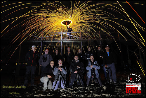 Foto de grupo nocturna