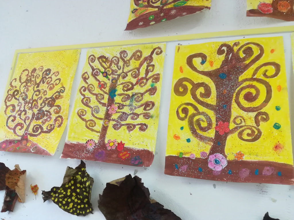 Arts Visuels En Ce1 Ce2 Une Premiere Periode Sur L Arbre De Vie De Gustav Klimt Ecole Sainte Marie