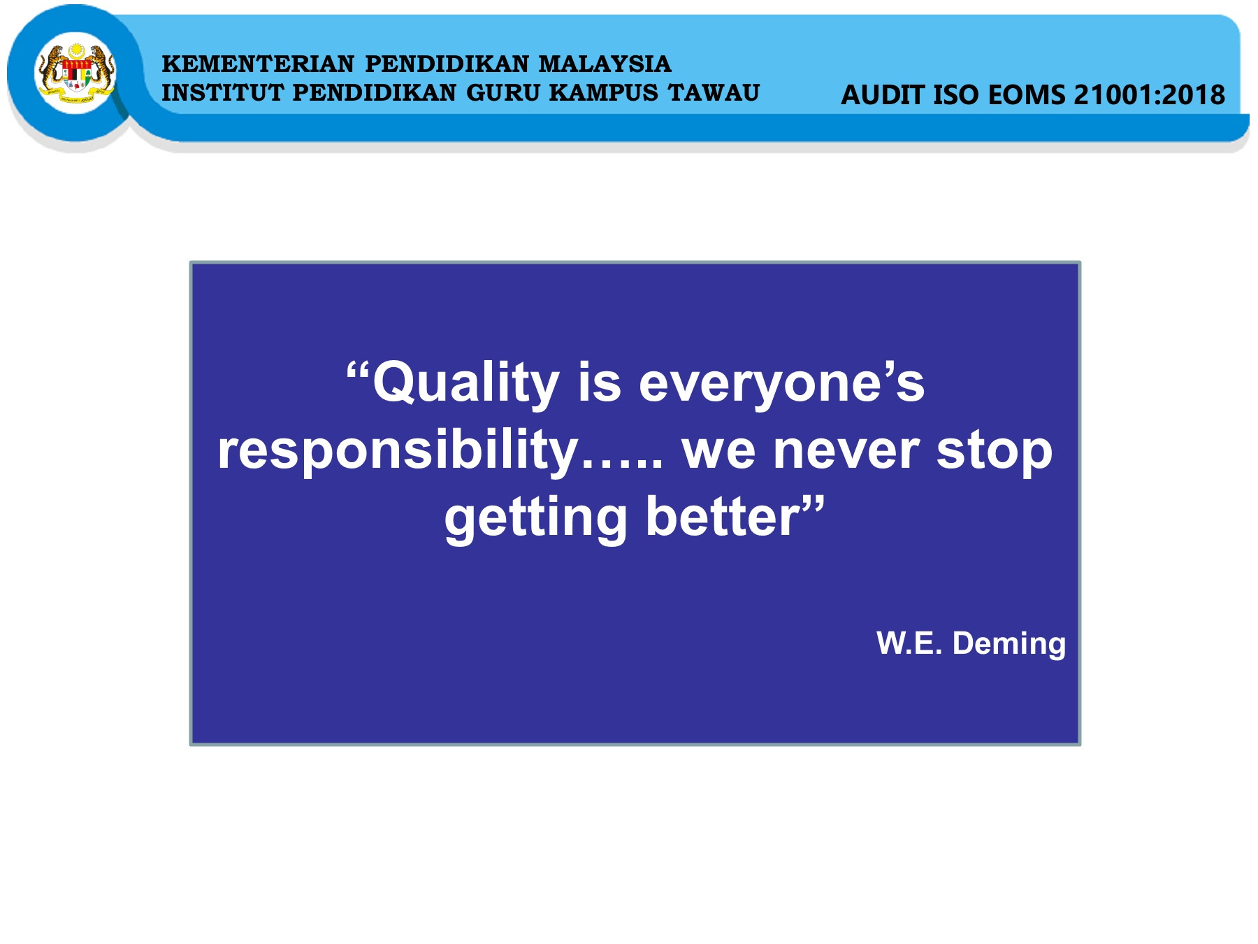 Majlis Perasmian dan Penutupan Audit Bil.1/2021