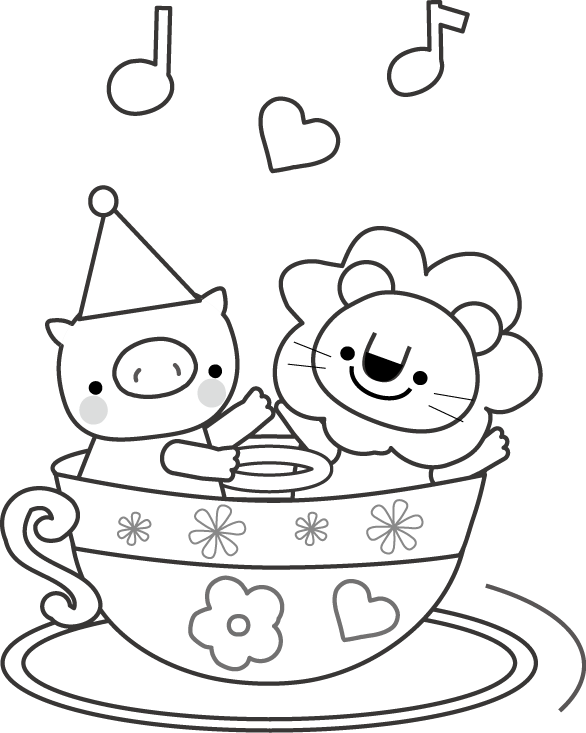 遊園地のイラスト 無料イラスト素材