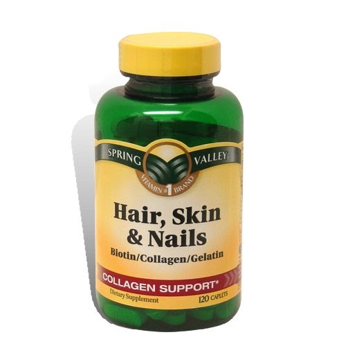 Hair, Skin and Nails Collagen Support Vitamins 120 count