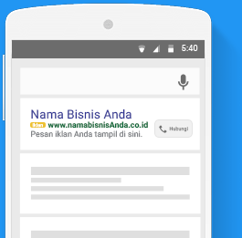 Datangkan lebih banyak pengunjung ke situs web Anda dengan Google AdWords.