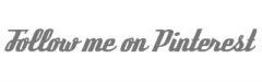 Follow me on Pinterest