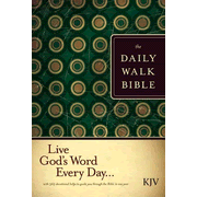 316901: The Daily Walk Bible KJV, Hardcover