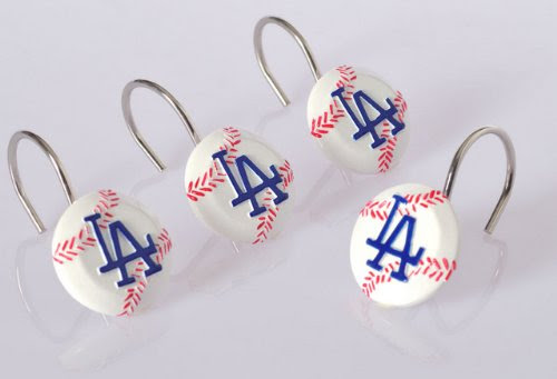 Los Angeles Dodgers Shower Hook Set