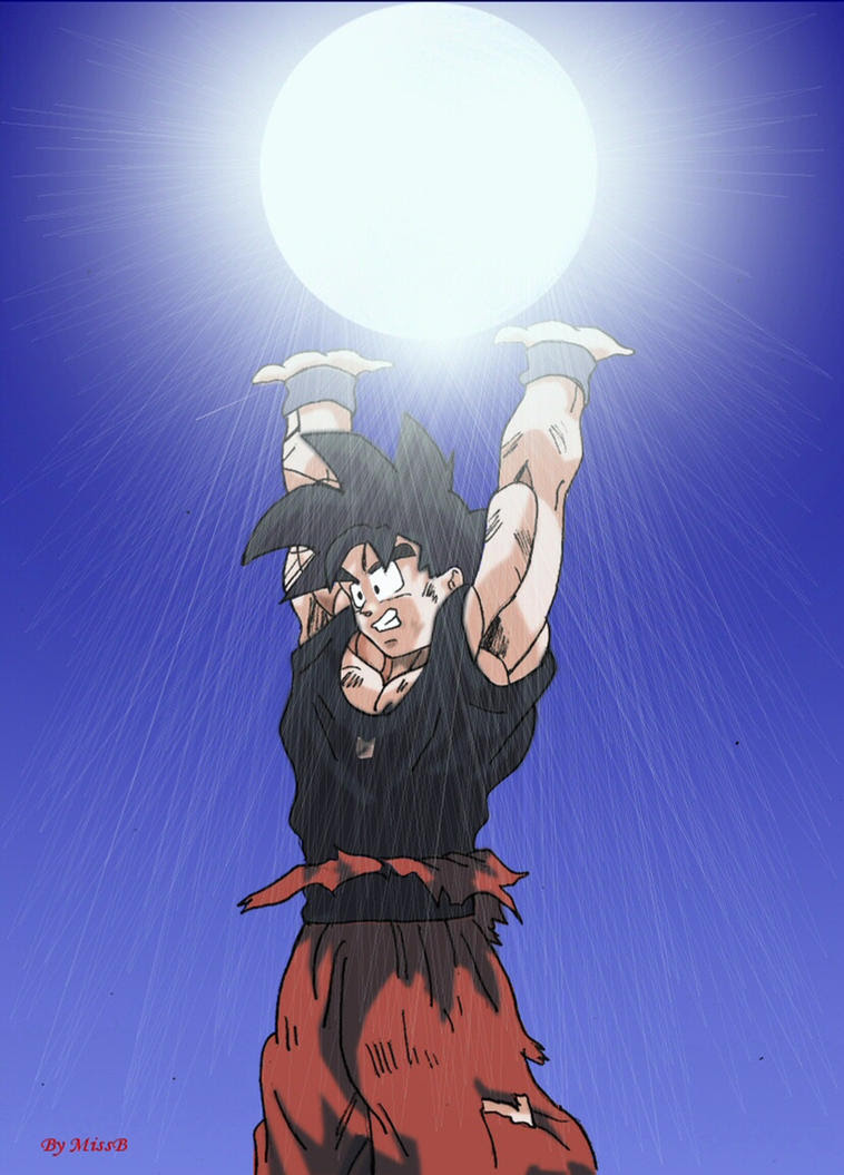 Goku Genkidama by misspsyb on DeviantArt