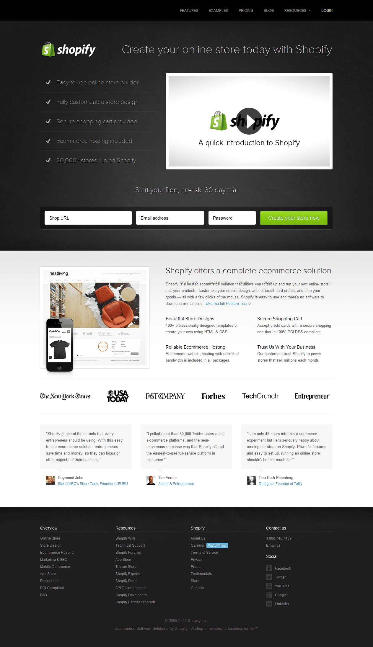 Shopify design