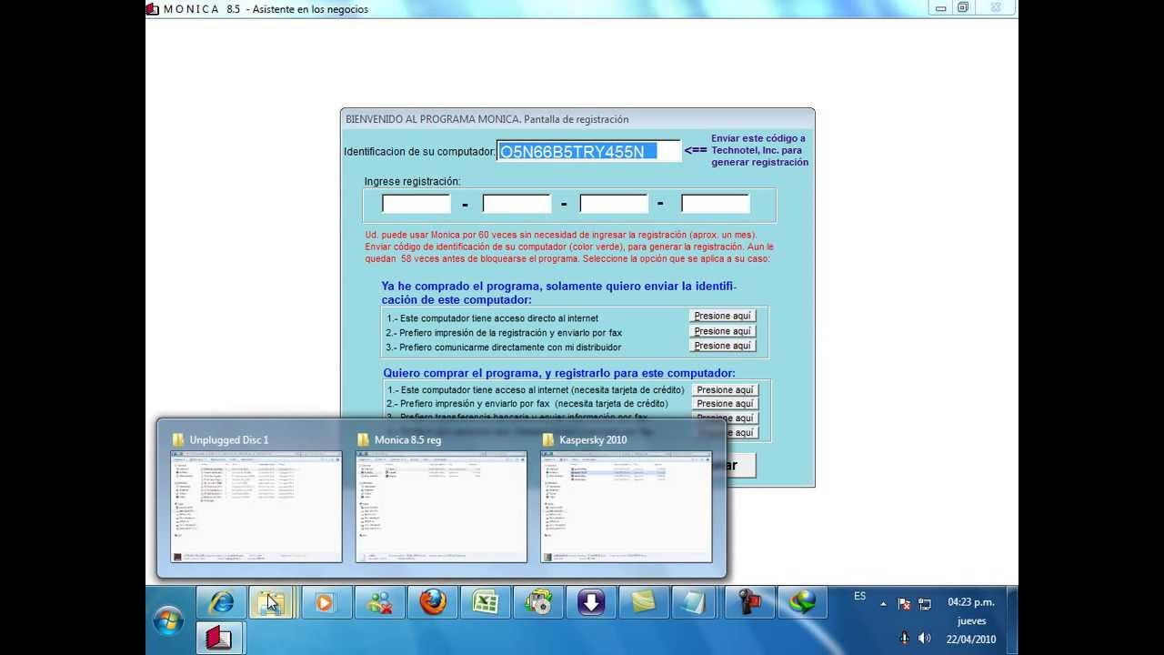 Sistema Monica L der de Programas Contables