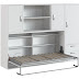 Lit Placard 2 Places / Armoire Lit Escamotable Verticale 2 Places Pratix : Le lit escamotable 140x200 convient pour les petites chambres, mais aussi quand on veut gagner de la place et avoir un espace toujours bien rangé.