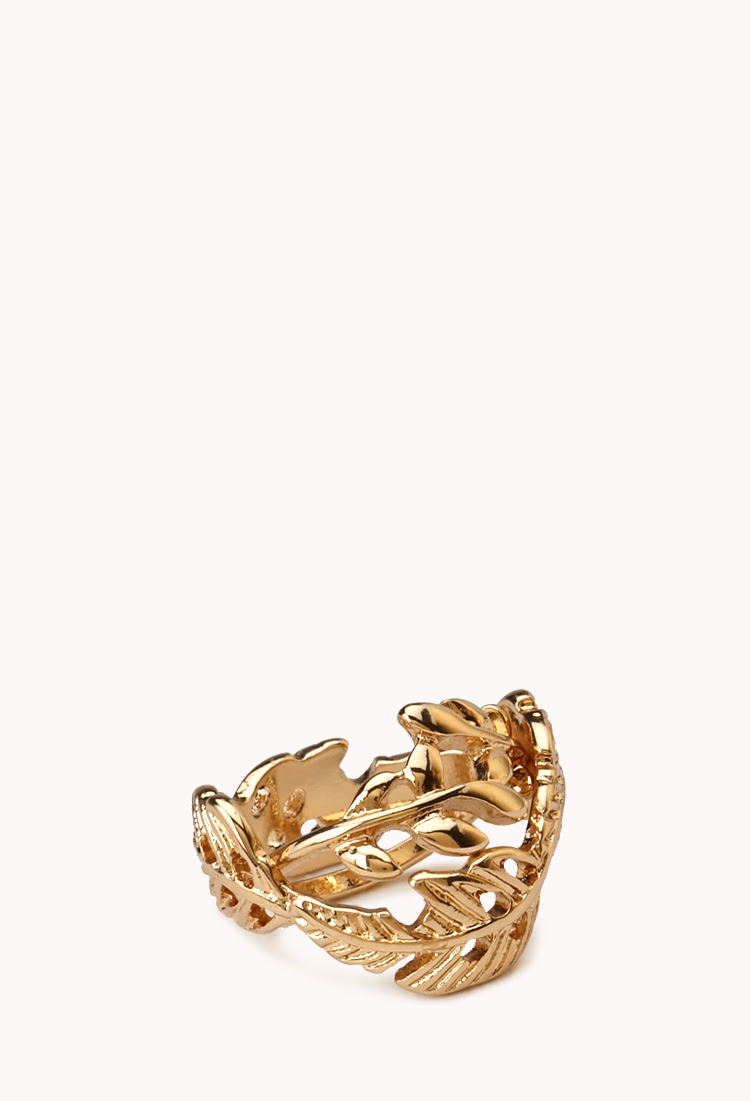 Forever 21 Downtoearth Ring Set in Gold