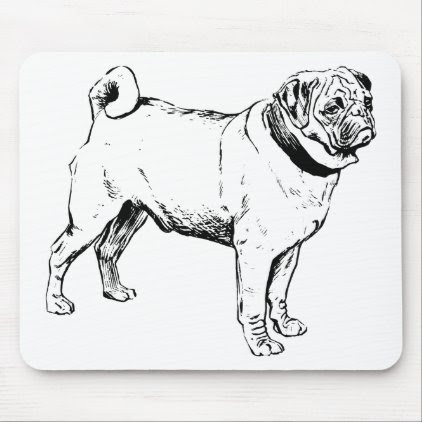 Pug Dog Breed Mouse Pad