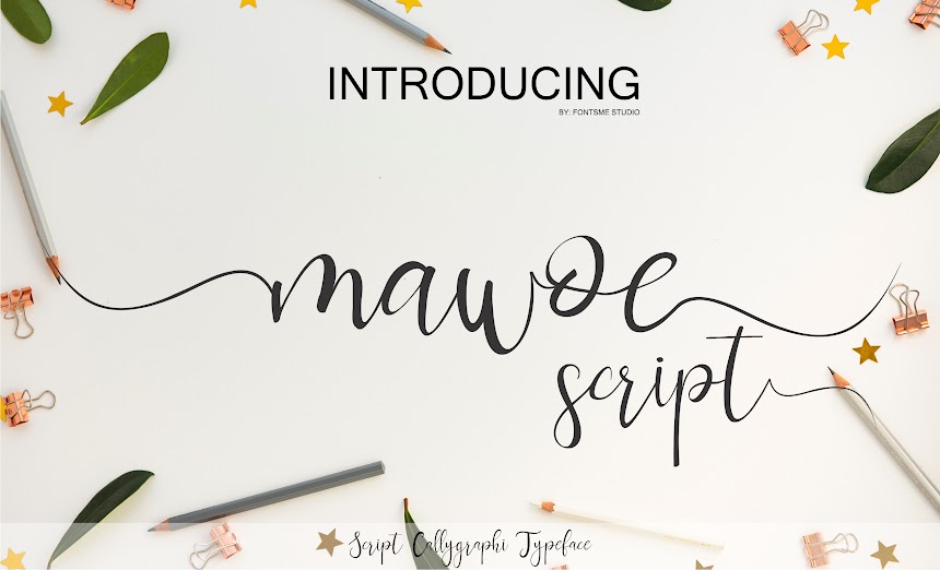 Cameo Shorelines Script Bold SVG Font Free Download Mawoe ScriptScript Compatible with Silhouette, Cricut and other cutting machines.