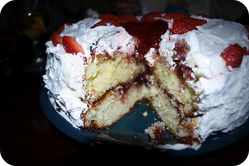 inside of the cake I made