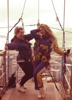 Beyonce Knowles exhilarating exercise New Zealand
