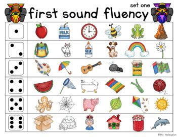  first sound fluency freebie miss kindergarten
