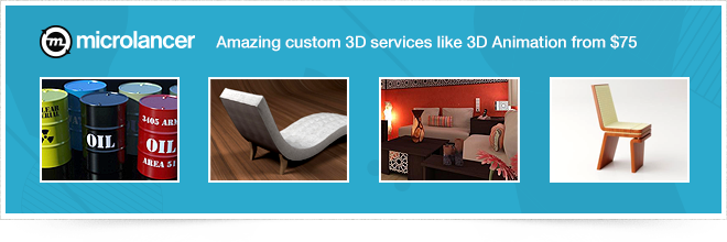 Microlancer now offers 3D based services