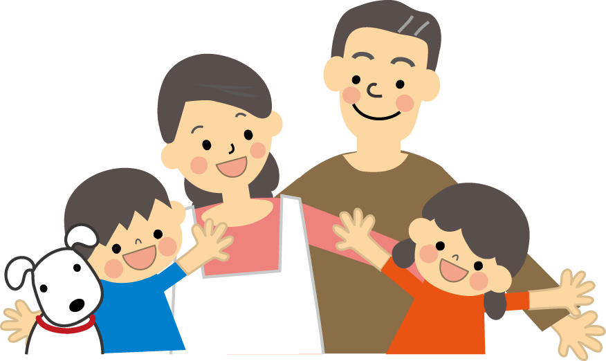 家族のイラスト 無料イラスト フリー素材2