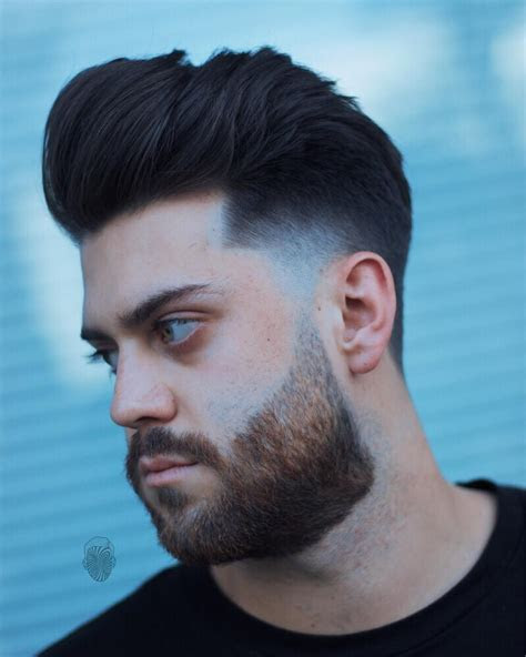 popular  pompadour haircut  mens hairstyle swag