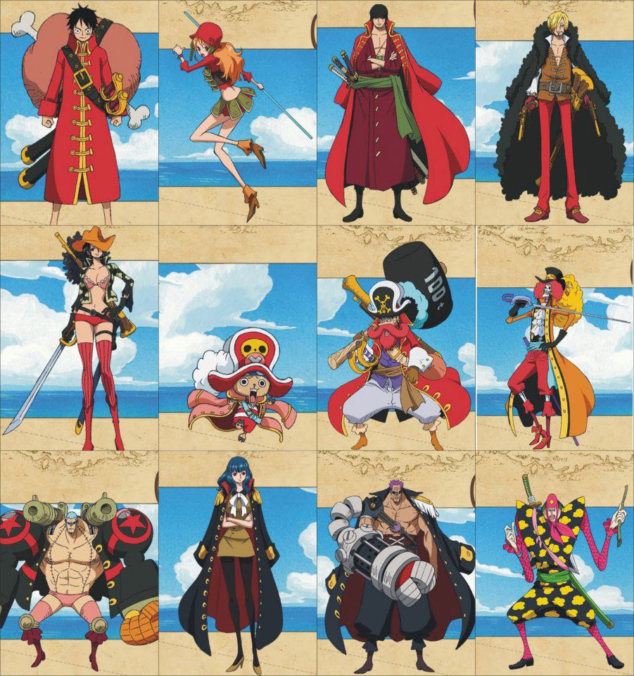 Character Costumes For One Piece Film Z Onepiece