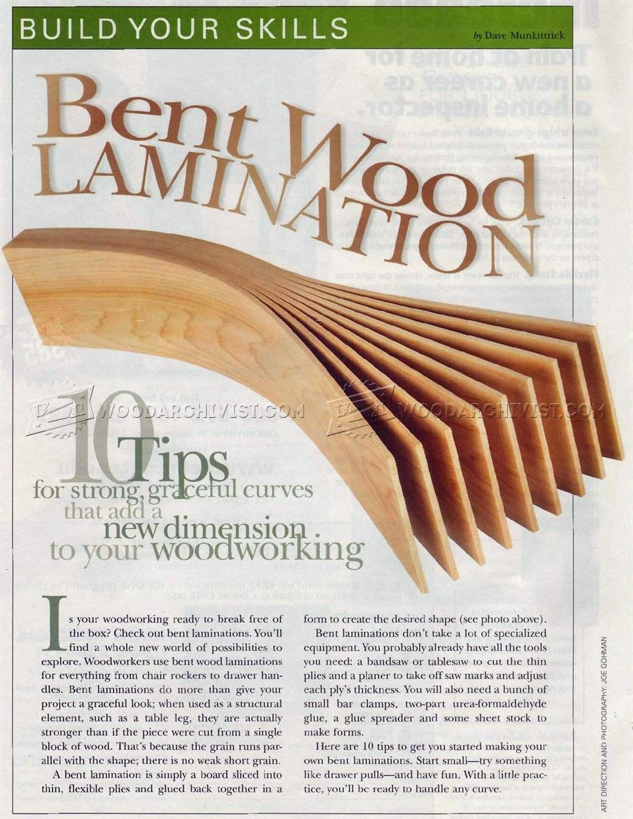 Bent Wood Lamination • WoodArchivist