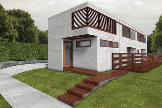 free green home designs, Cornell University solar decathlon, Dave Wax Independent Energy Homes, Dave Wax FreeGreen, Ben Uyeda FreeGreen, Cornell University zero-energy home, custom designed green homes, FreeGreen Suburban Loft, FreeGreen green homes, freegreen_1.jpg