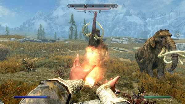 Skyrim 破壊 を100までレベル上げ 備忘録