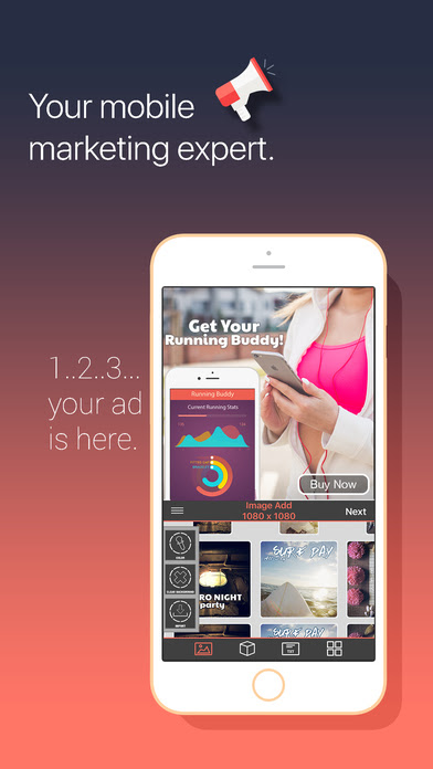 Post &amp; Ad Creator for Instagram, Twitter and media App ...