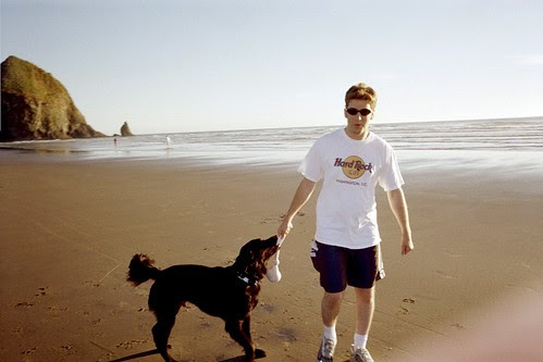 Rufus and Aaron at Canon Beach