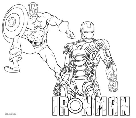  free printable iron man coloring pages for kids