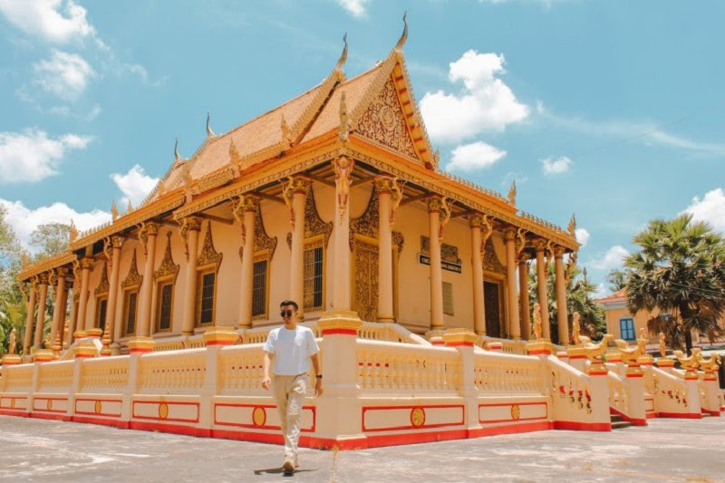 Chùa Kh’leang mang đậm lối kiến trúc Kh'mer