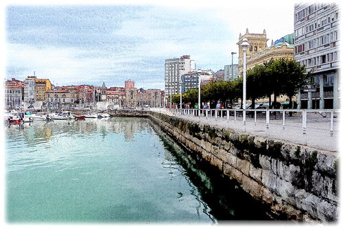 gijón: espacios, calles, gentes