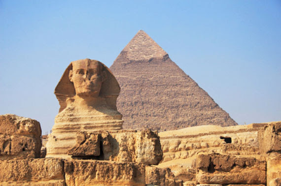 Ägypten - Die Majestätische Sphinx auf der Hochebene von ...