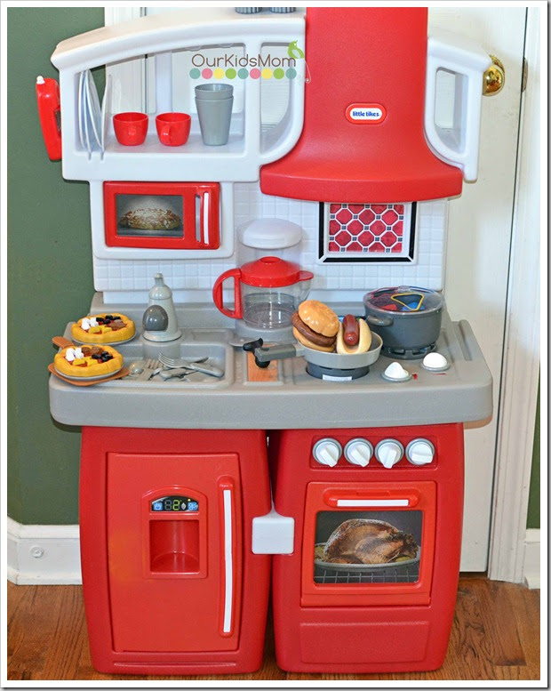 little tikes kitchen with grill attached
