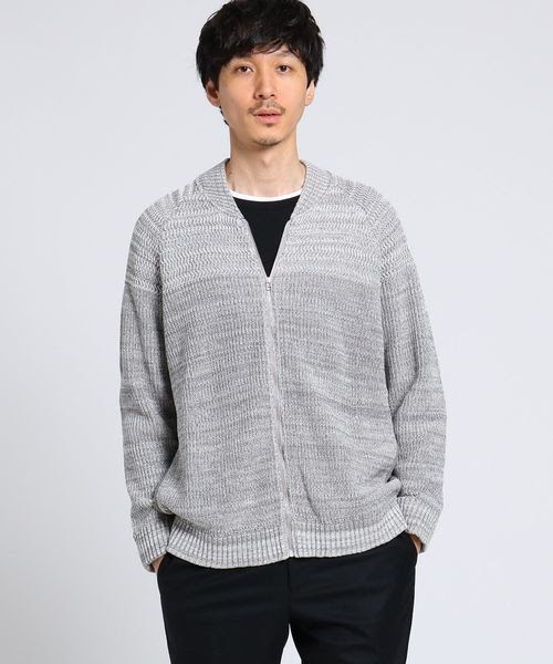 在庫即納 カーデ メンズ カーディガン カーディガン ボレロ ベーシック ニット トップス カーディガン ボレロ Takeo Kikuchi タケオキクチ のファッション ブルゾン 羽織 羽織 ブルゾン 大きいサイズ Jacジップニットカーディガン カーディガン ボレロ