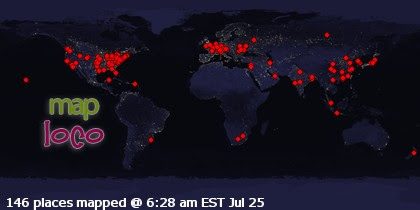 Profile Visitor Map - Click to view visits