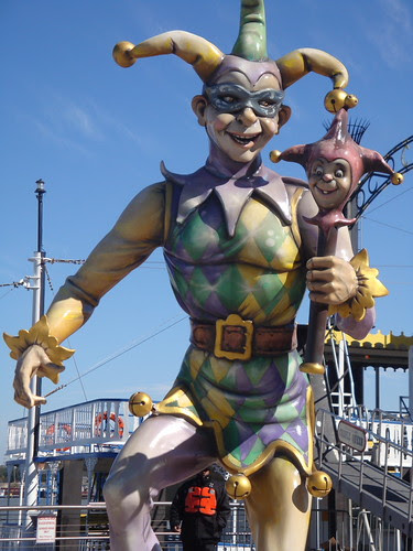 Creepy looking jester